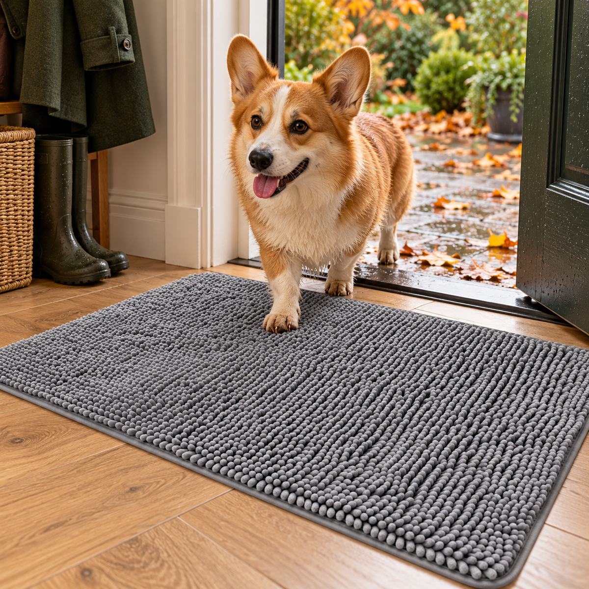 DogDeluxe · Premium-Chenille-Schmutzfangmatte