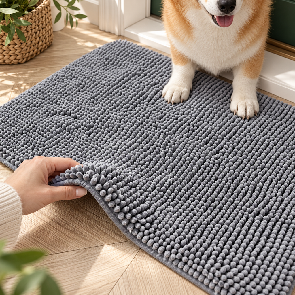 DogDeluxe · Premium-Chenille-Schmutzfangmatte