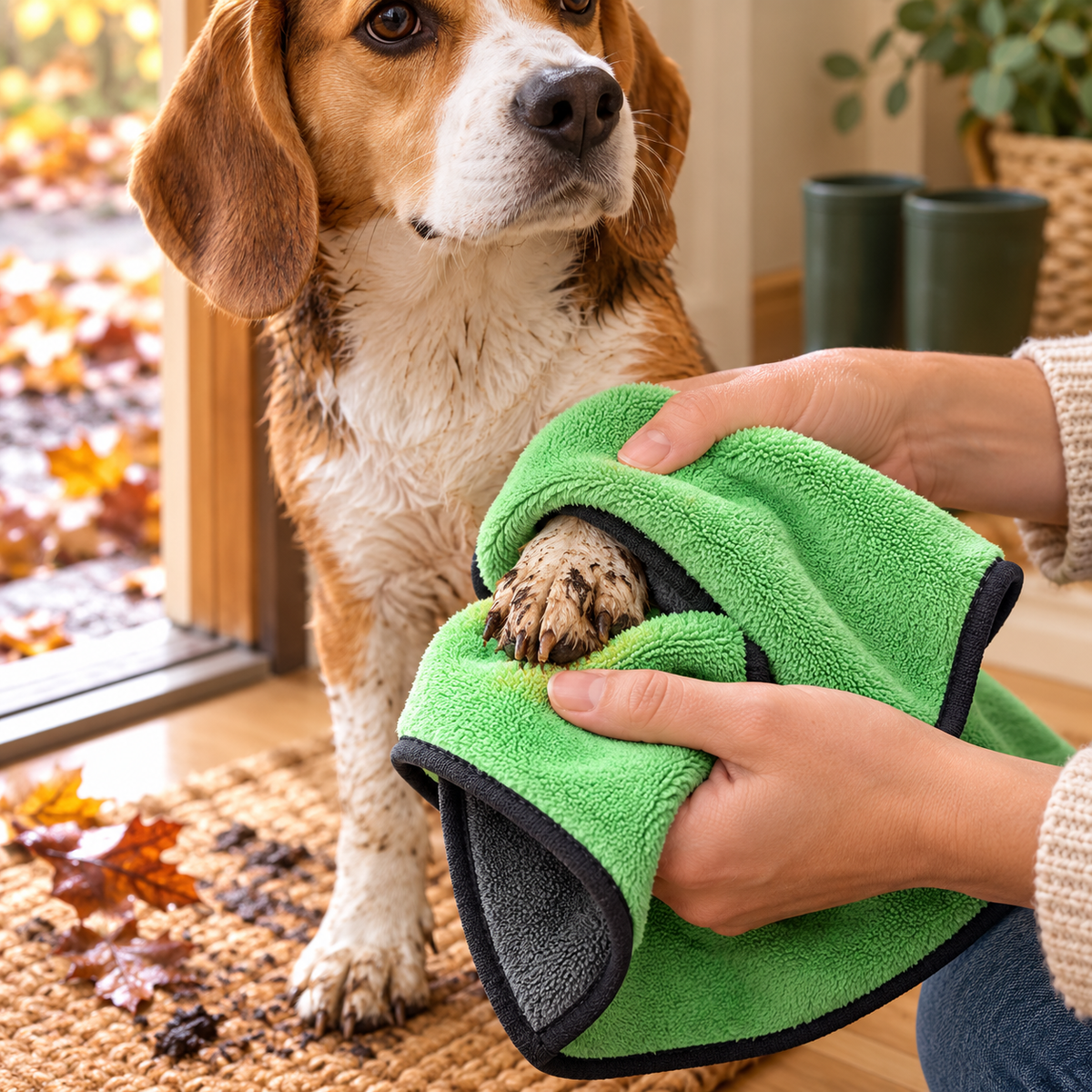 DogDeluxe · Premium-Mikrofaserhandtuch